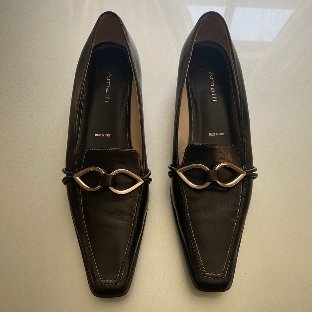 Women’s Flat Shoes - Made In Italy Exclusively For Nordstrom Black Size 9.5 AA.